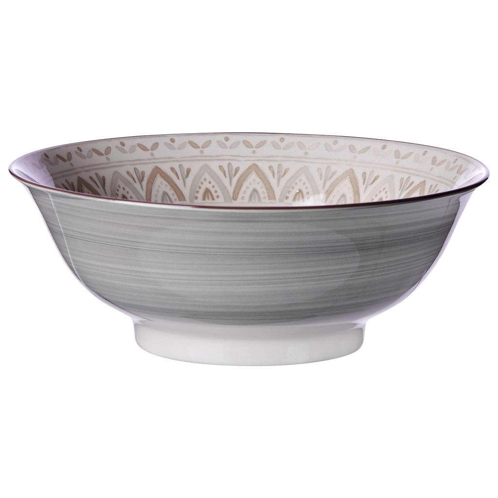 Ritzenhoff Breker SALATSCHÜSSEL Steinzeug Keramik, Braun, Beige