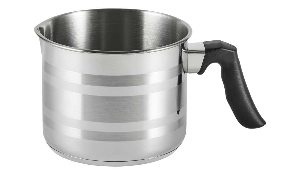 Stolze Milchtopf  Olive ¦ silber ¦ Edelstahl, KunststoffØ: [14.0] Töpfe & Pfannen & Zubehör > Töpfe - Höffner