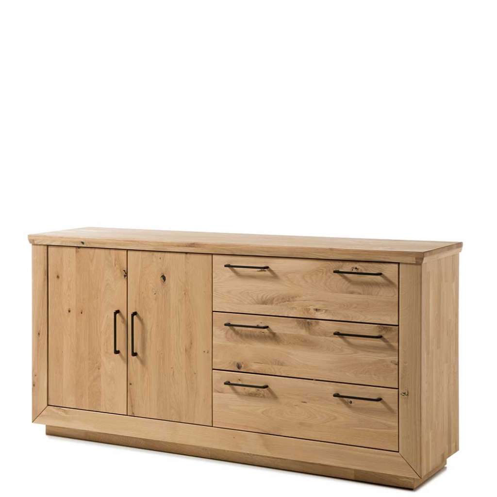 Esszimmersideboard aus Wildeiche Bianco massiv 170 cm breit