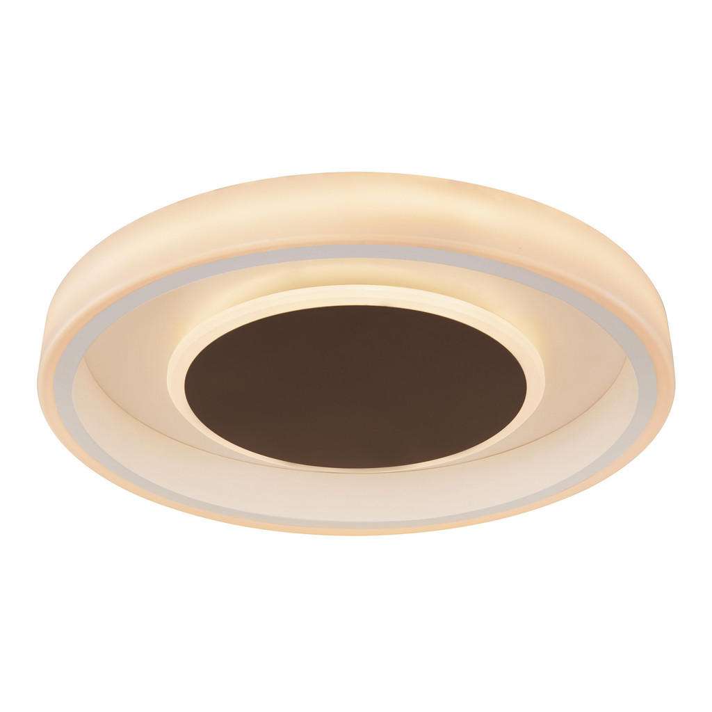 XXXL LED-DECKENLEUCHTE, Braun, Weiß, Weiß