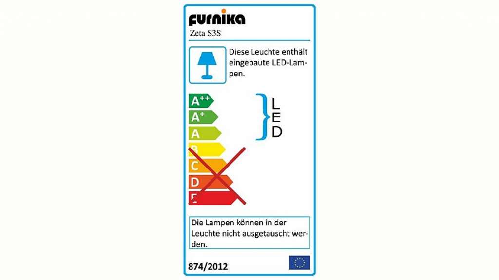 Glas-Rückwand Leuchten -Set 1, Energieeffizienz: A+ (Skala A++ bis E)