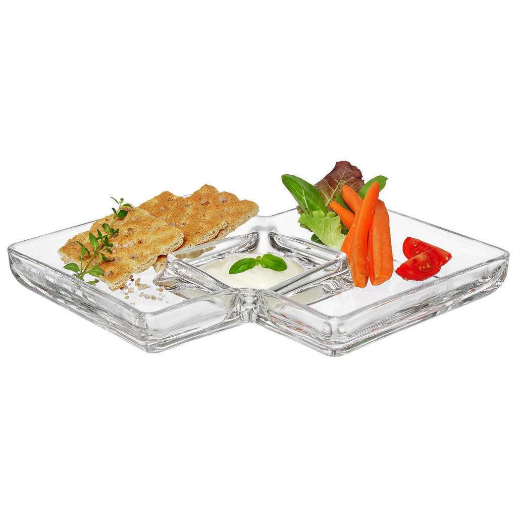 Leonardo SNACKSCHALE Glas, Weiß