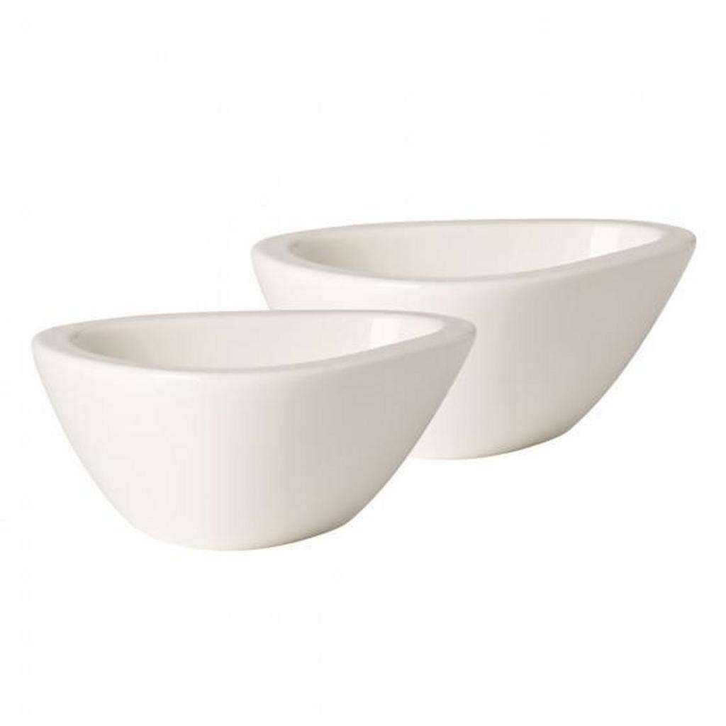Villeroy & Boch DIPSCHALENSET Keramik Porzellan, Weiß