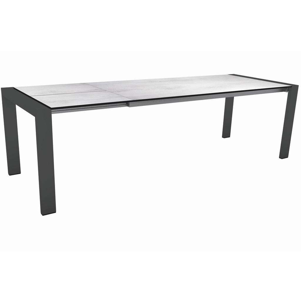 Stern AUSZIEHTISCH Metall, Kunststoff Grau