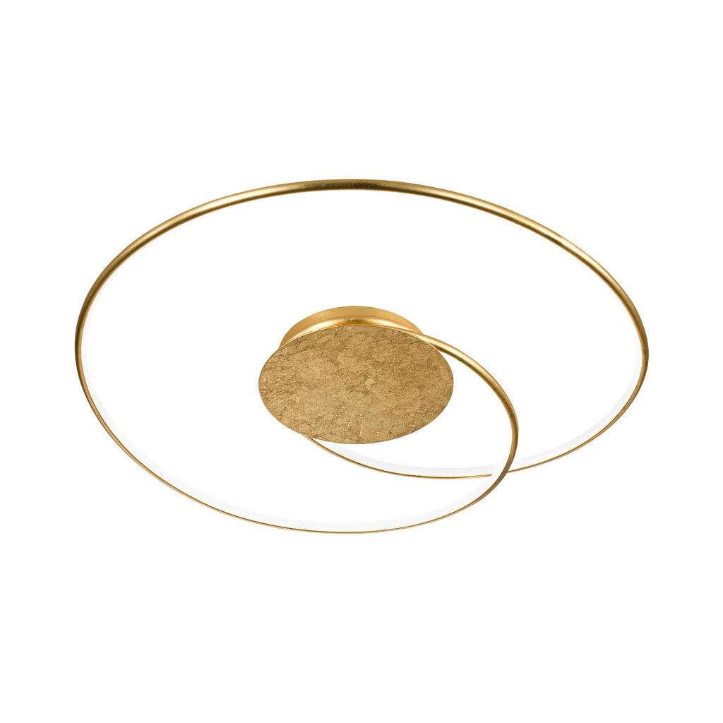 XXXL LED-DECKENLEUCHTE, Gold