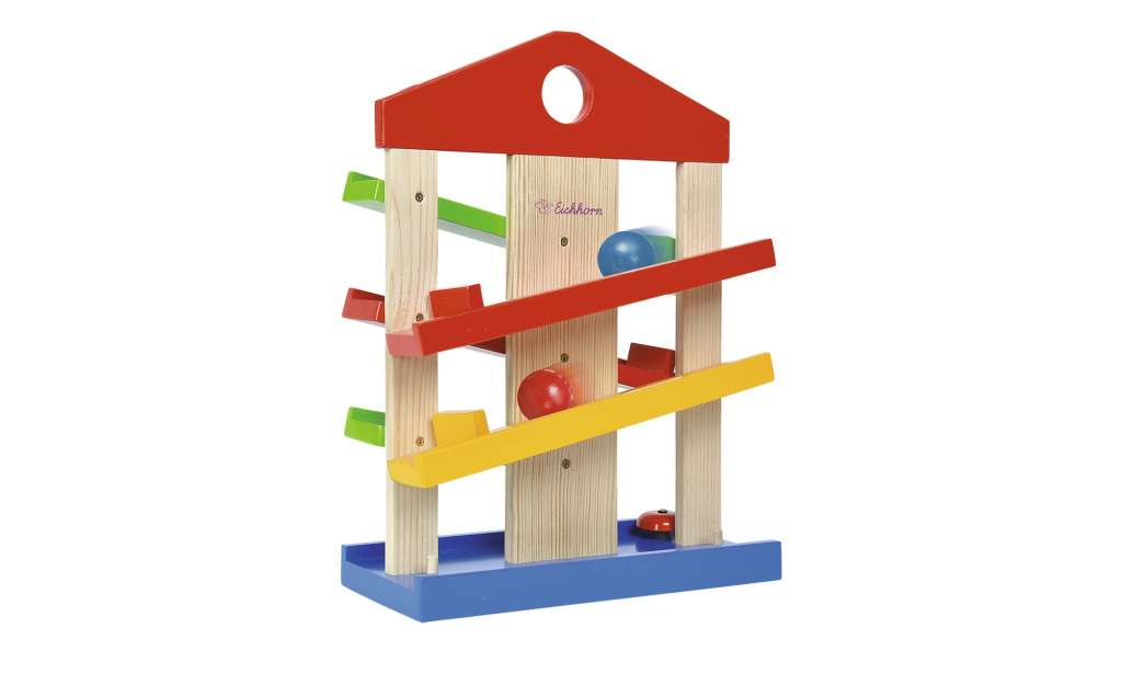 Eichhorn Kugelbahn-Haus ¦ mehrfarbig ¦ Lindenholz massiv mehrfarbig, lackiert Baby > Spielen > Lernspielzeug - Höffner