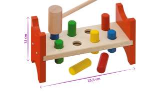 Eichhorn Klopfbank ¦ mehrfarbig ¦ Buchenholz Baby > Spielen > Lernspielzeug - Höffner