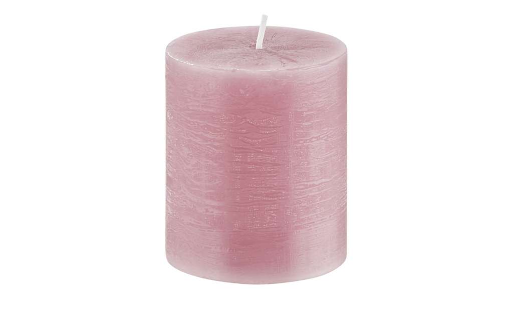 Zylinderkerze ¦ rosa/pink ¦ Wachs ¦ Maße (cm): H: 8 Ø: [6.8] Dekoration > Kerzen & Lichter - Höffner