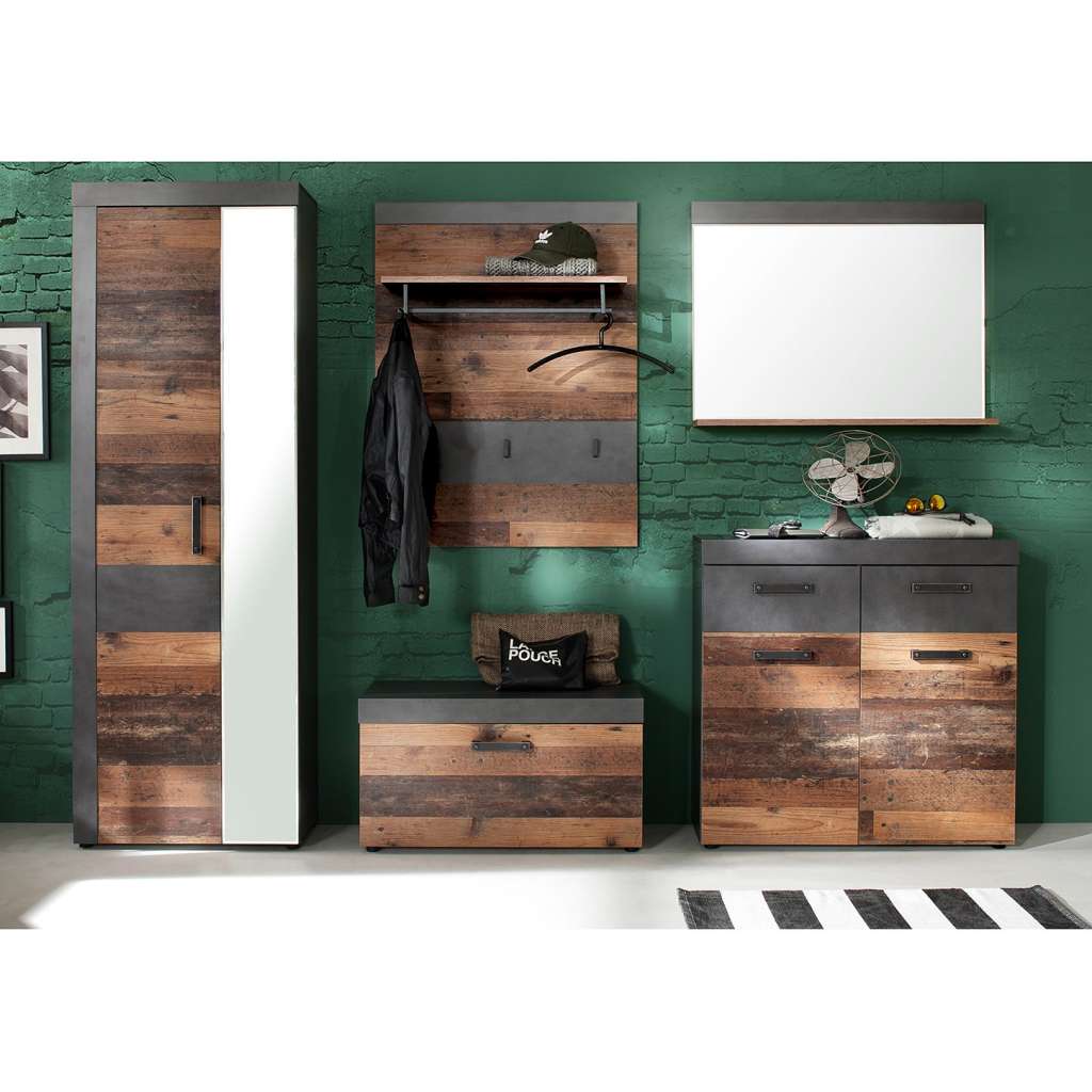 home24 Garderobenset Indy I (5-teilig)