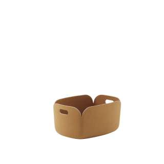 Muuto - Restore Aufbewahrungskorb eckig - orange - indoor