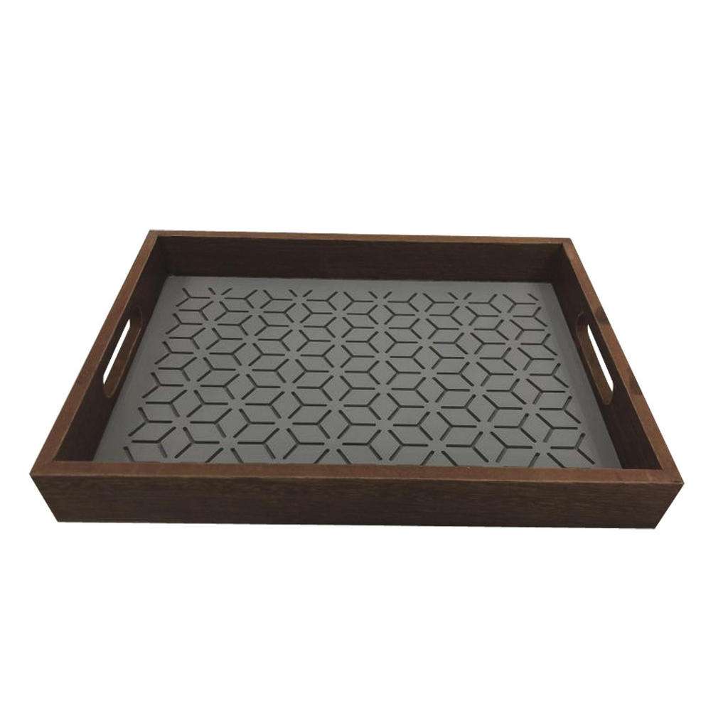 Ambia Home DEKOTABLETT, Braun