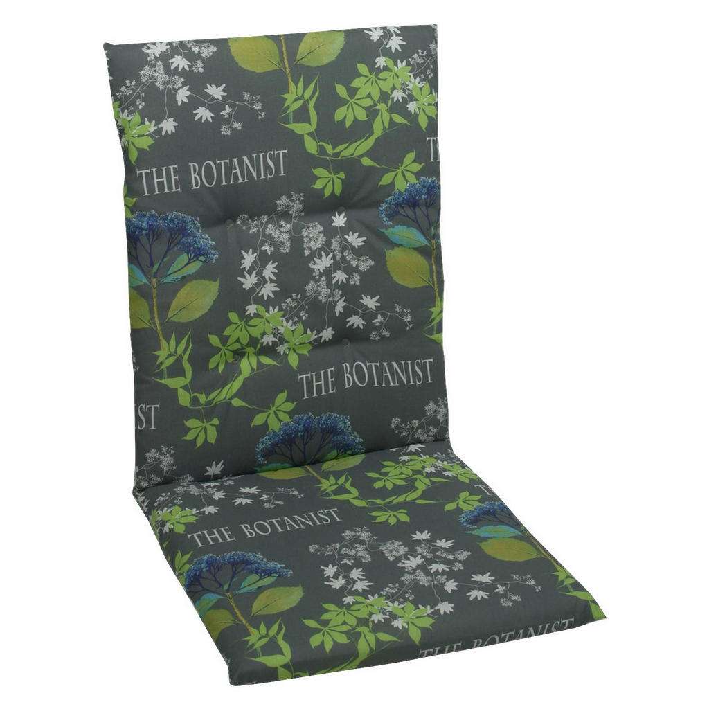 XXXL SESSELAUFLAGE Floral, Mehrfarbig, Grün