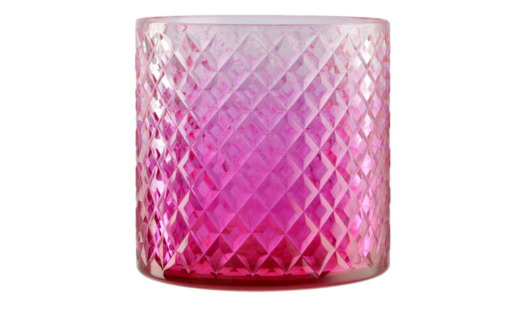 Windlicht ¦ rosa/pink ¦ Glas  ¦ Maße (cm): H: 10,5 Ø: [10.0] Dekoration > Laternen & Windlichter - Höffner
