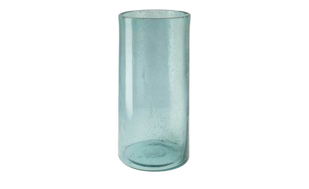 Windlicht ¦ blau ¦ Glas  ¦ Maße (cm): H: 39 Ø: [18.0] Dekoration > Laternen & Windlichter - Höffner