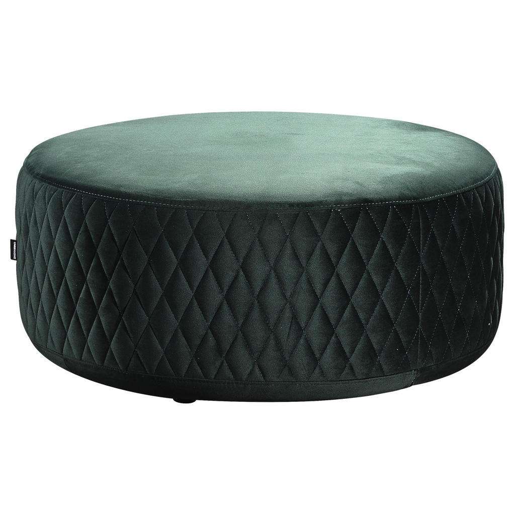 Carryhome HOCKER Samt Buche massiv Grün