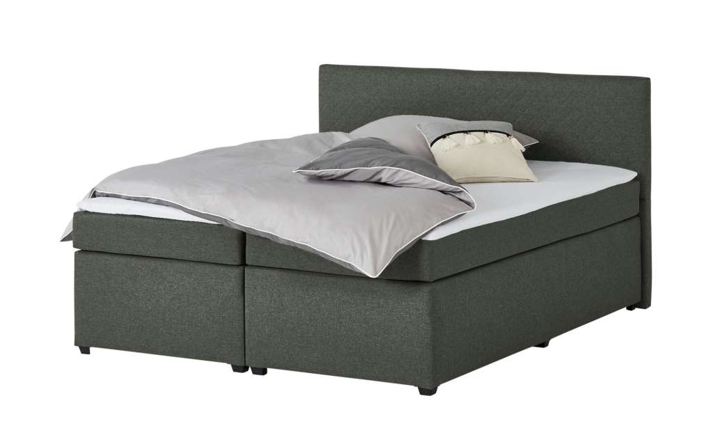 Boxspringbett  Countess ¦ grau ¦ Maße (cm): B: 167 H: 104 T: 209 Betten > Boxspringbetten > Boxspringbetten 160x200 - Höffner