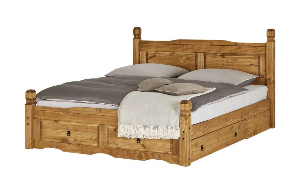 Bettgestell  Veracruz ¦ holzfarben ¦ Maße (cm): B: 191 H: 116 T: 205 Betten > Futonbetten - Höffner