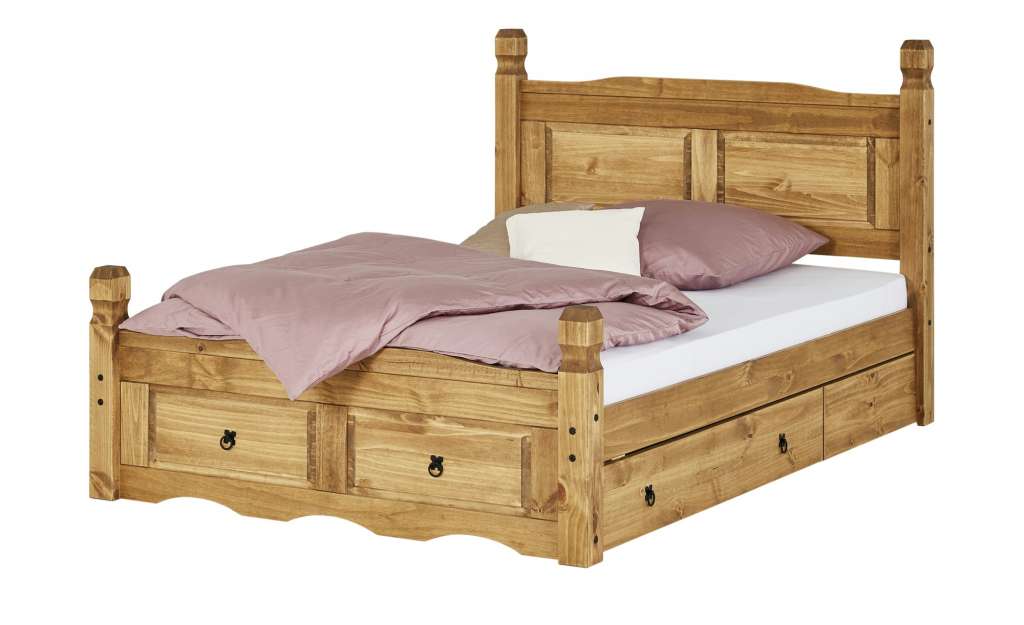 Bettgestell  Veracruz ¦ holzfarben ¦ Maße (cm): B: 149 H: 116 T: 205 Betten > Futonbetten - Höffner