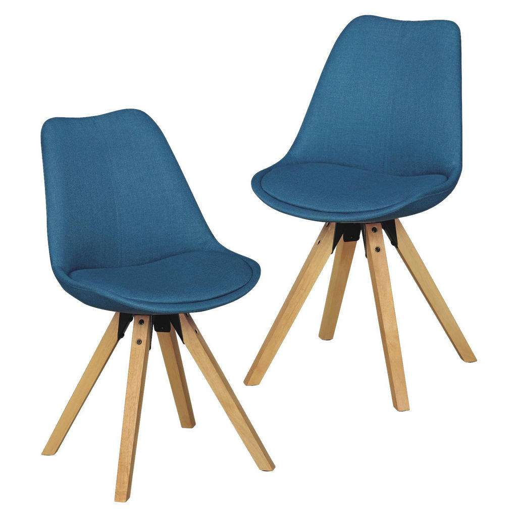 Carryhome STUHL-SET Webstoff Blau