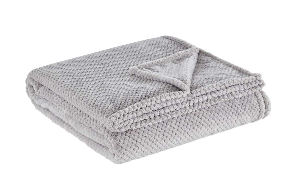 Coralfleece Decke  Mia XL ¦ grau ¦ Polyester, 100% Polyester ¦ Maße (cm): B: 220 Heimtextilien > Kuscheldecken - Höffner