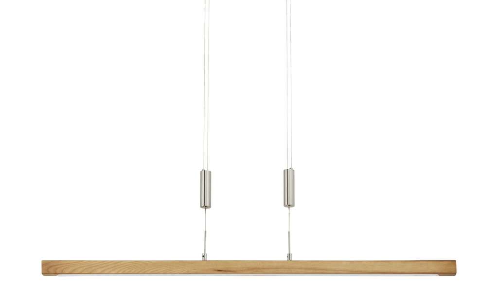 HOME STORY LED-Pendelleuchte, Holz ¦ braun ¦ Maße (cm): B: 3 H: 150 Lampen & Leuchten > LED-Leuchten > LED-Pendelleuchten - Höffner