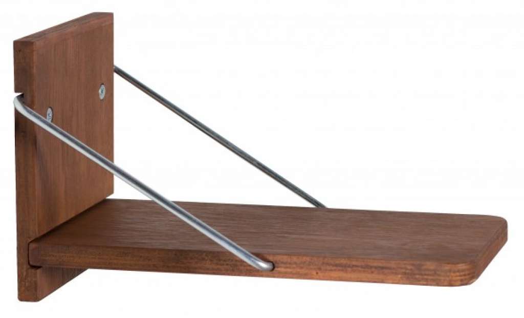 Strandkorb Klapptisch Profi Ostsee Fehmarn / Poel mittelbraun gebürstet