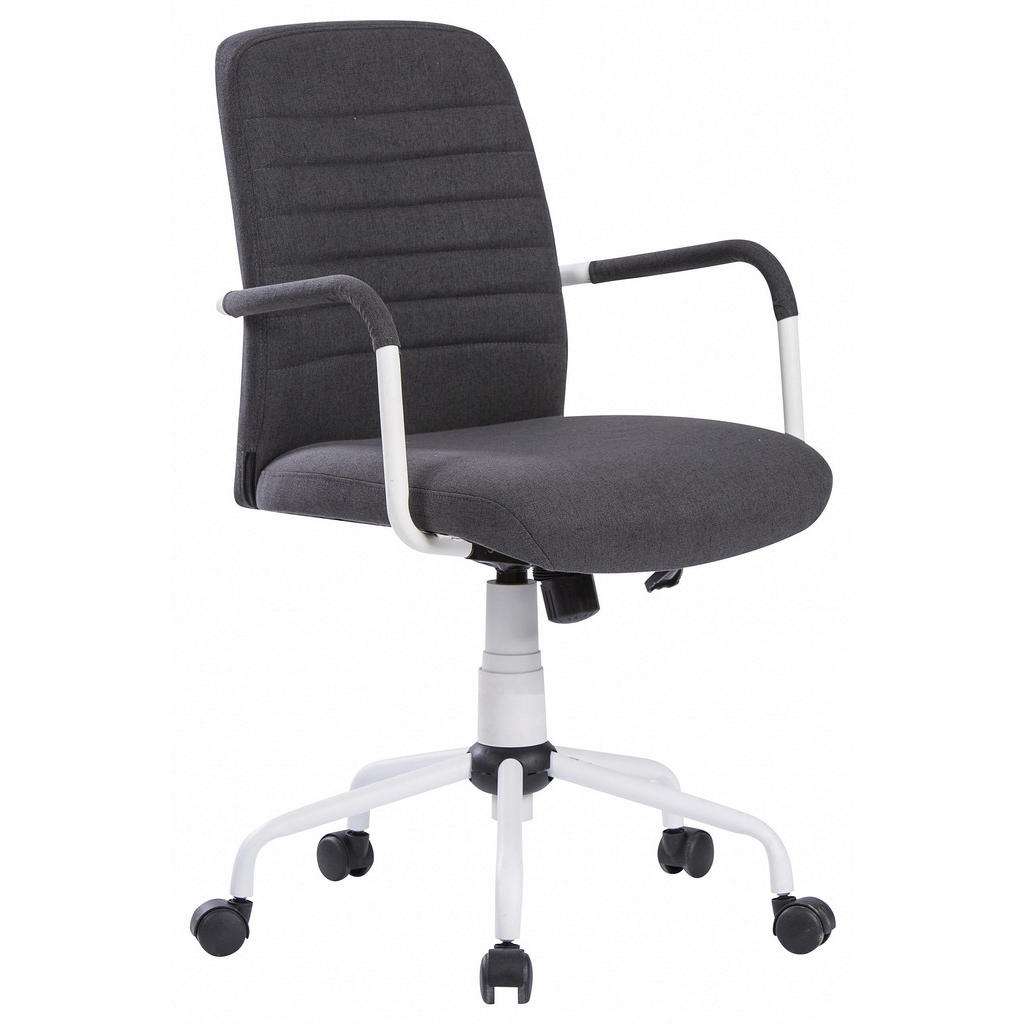 Carryhome SCHREIBTISCHSTUHL Webstoff Grau