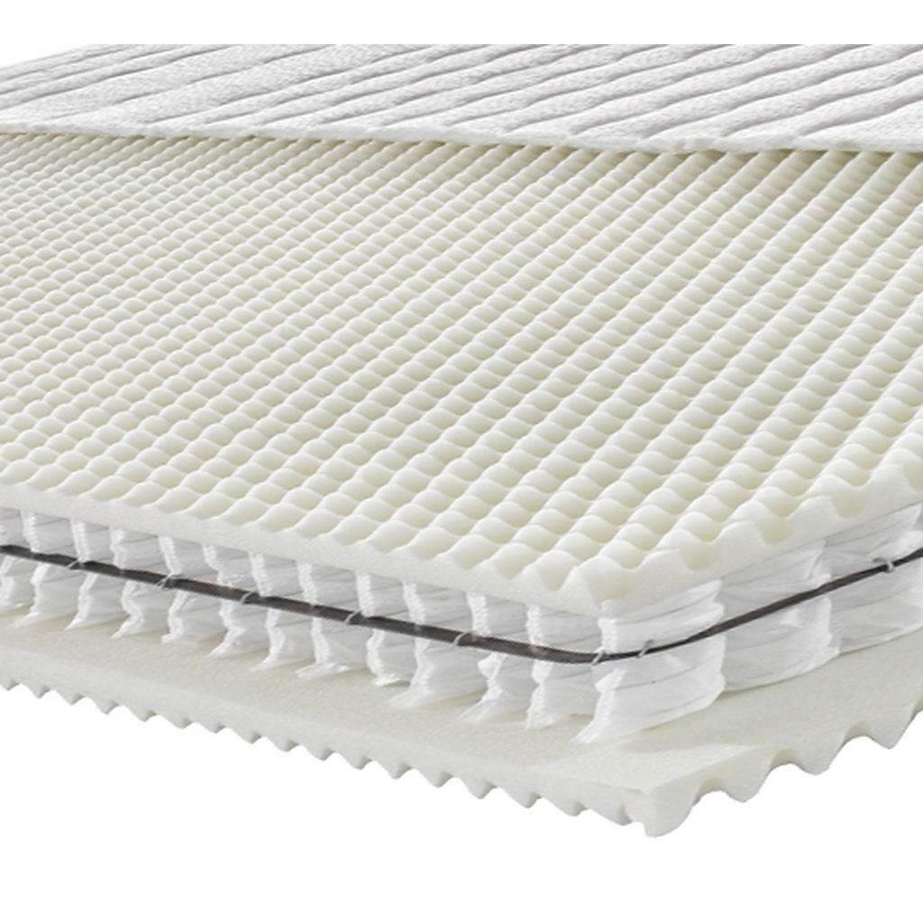 Novel TASCHENFEDERKERNMATRATZE ORTHO STAR PLUS 140/200 cm, Weiß