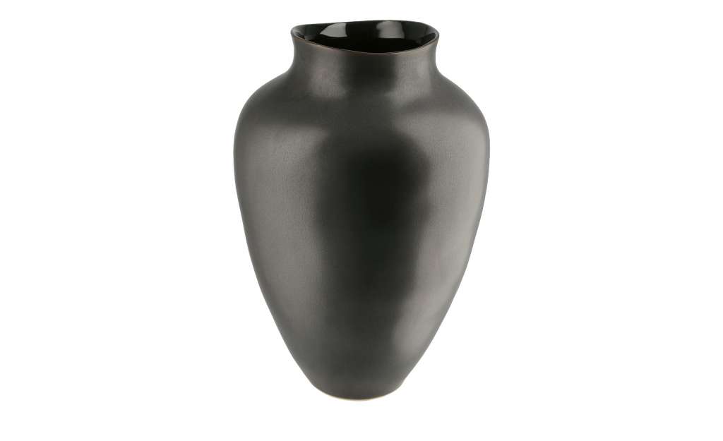 Vase ¦ schwarz ¦ Steinzeug ¦ Maße (cm): H: 30 Ø: [20.5] Dekoration > Vasen - Höffner