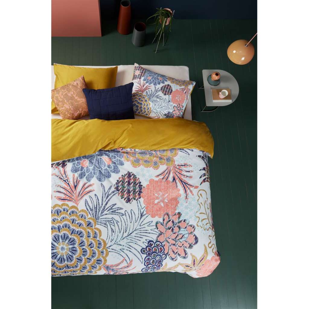 home24 Mako-Satin-Bettwaesche Layered Bloom