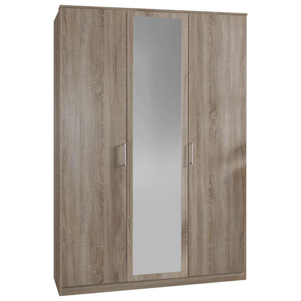 Xora DREHTÜRENSCHRANK 3-türig Braun