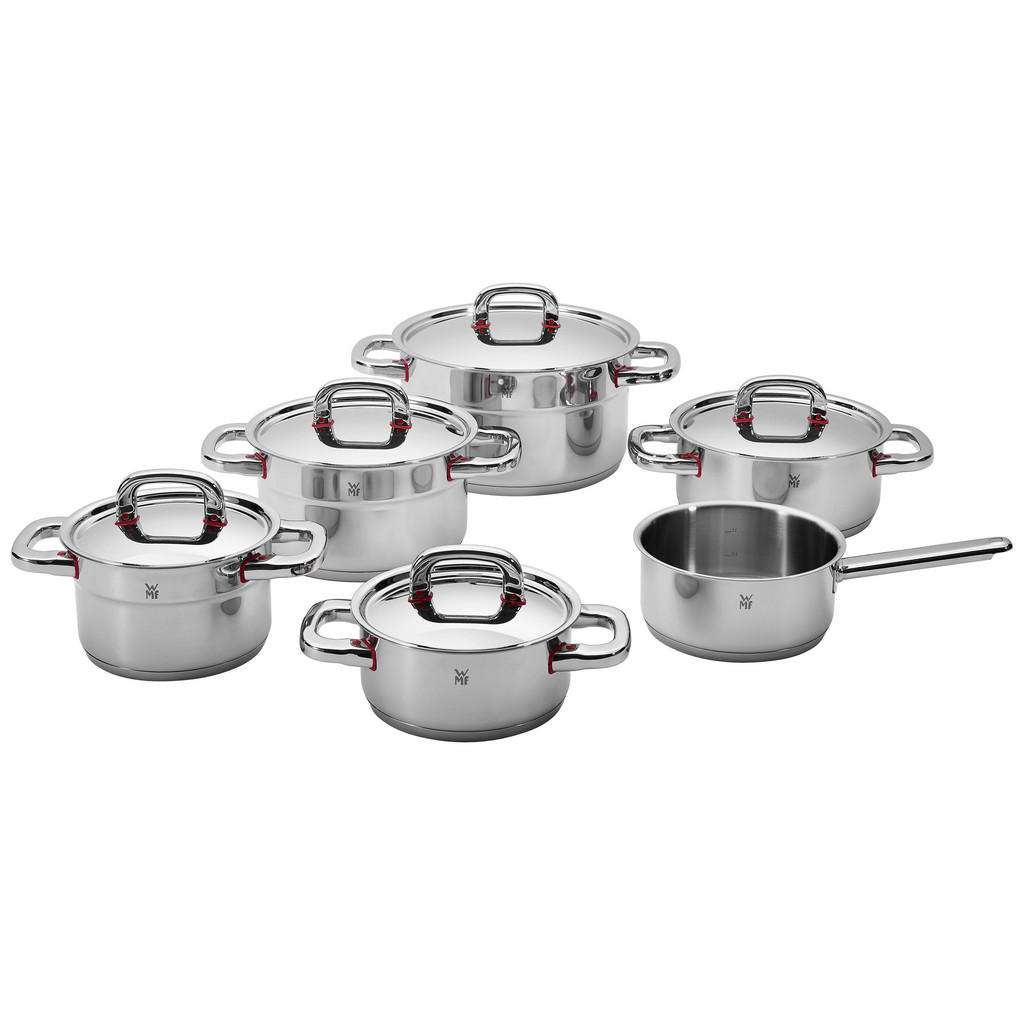 WMF KOCHTOPFSET Edelstahl 6-teilig, Silber