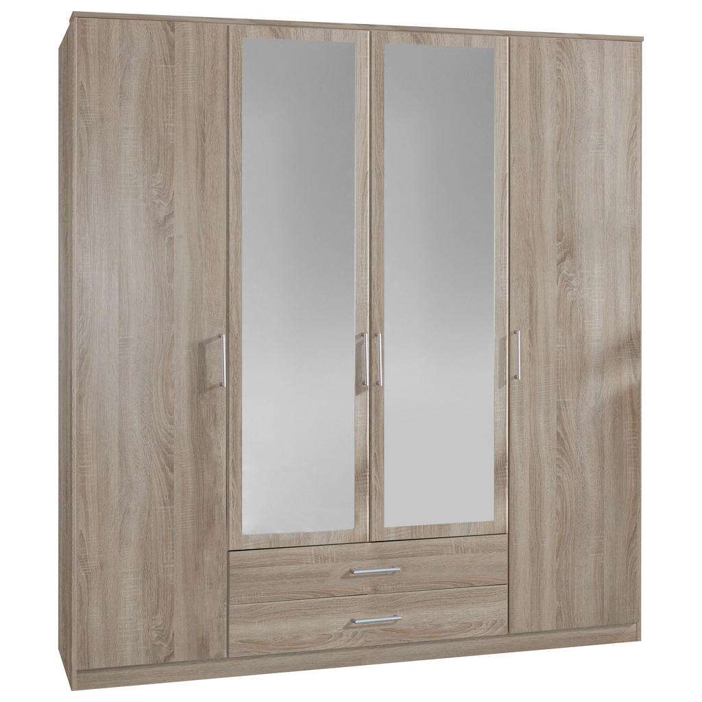 Xora DREHTÜRENSCHRANK 4-türig Braun