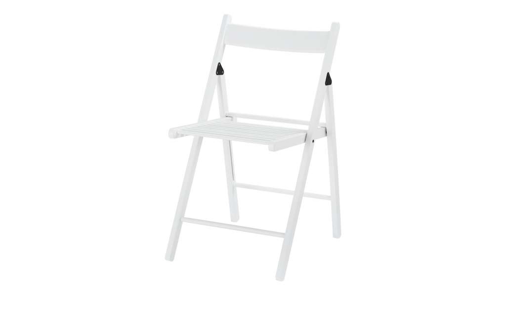 Klappstuhl  Sven ¦ weiß ¦ Maße (cm): B: 43 H: 78 T: 51 Stühle > Klappstühle - Höffner