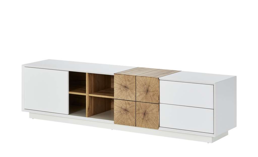 TV-Lowboard  Menaggio ¦ weiß ¦ Maße (cm): B: 180 H: 45 T: 40 TV- & Media Möbel > TV-Racks - Höffner