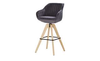 Barhocker  Relax ¦ grau ¦ Maße (cm): B: 55 H: 106 T: 56 Stühle > Barhocker - Höffner