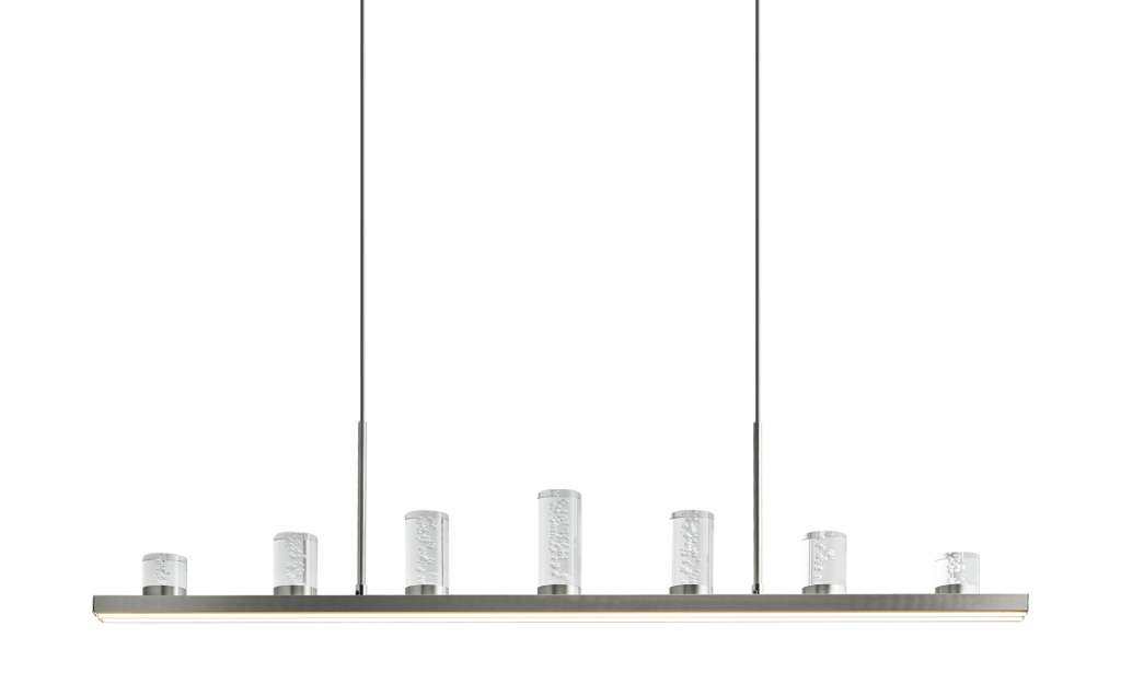 KHG LED-Pendelleuchte mit Fernbedienung ¦ silber ¦ Maße (cm): B: 8 H: 120 Lampen & Leuchten > LED-Leuchten > LED-Pendelleuchten - Höffner