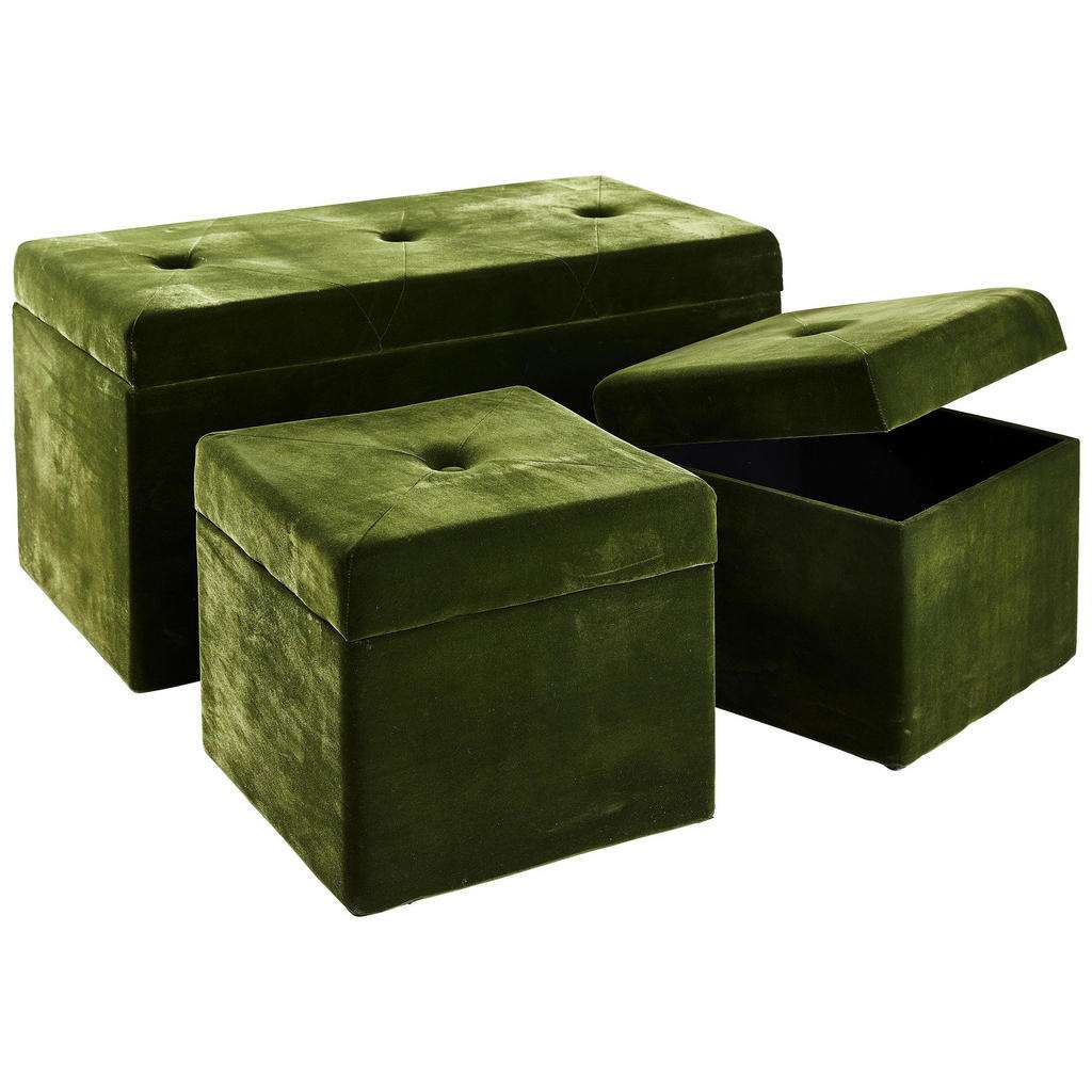 X-Mas HOCKER Olivgrün