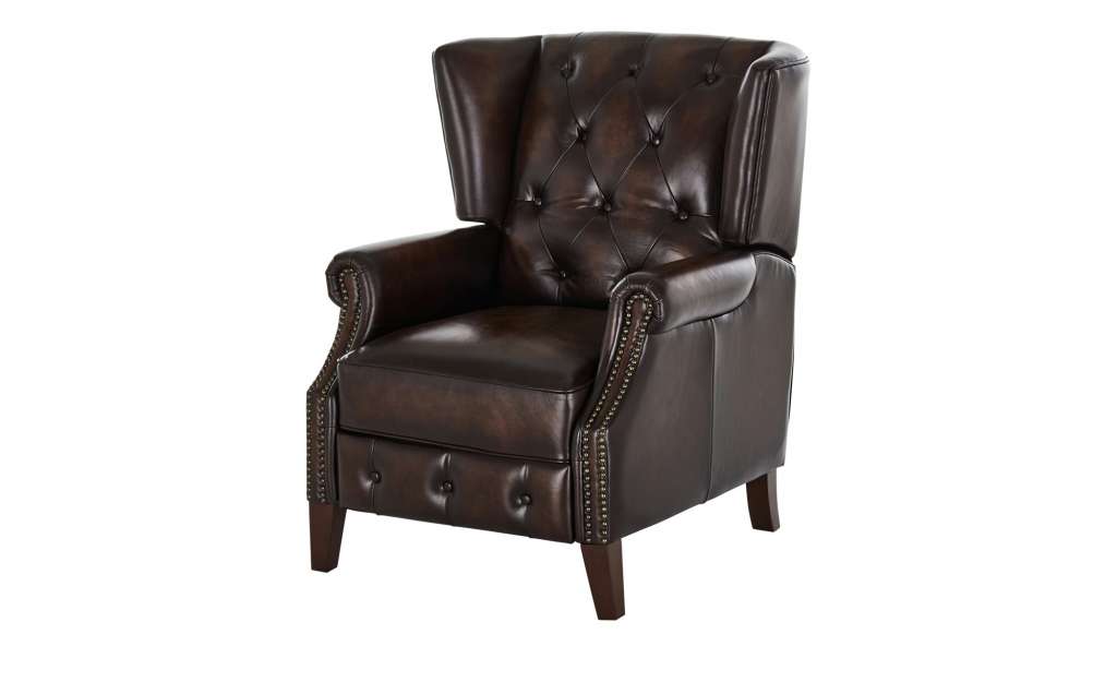 uno Relaxsessel aus Leder  Chesterfield ¦ braun ¦ Maße (cm): B: 82,5 H: 104 T: 90 Polstermöbel > Sessel > Fernsehsessel - Höffner