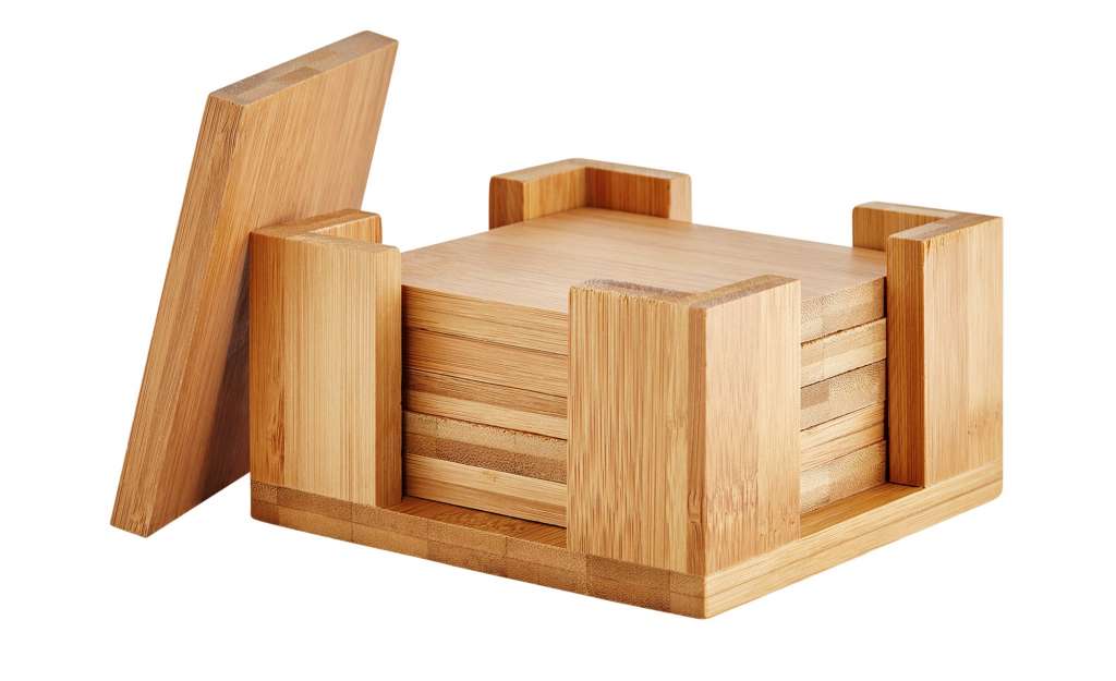 KHG Bambus-Untersetzer ¦ holzfarben ¦ Bambus ¦ Maße (cm): B: 10 H: 1 Küchenzubehör & Helfer > Tischaccessoires - Höffner