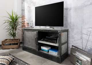 TV-Board Mango 120x40x62 grau lackiert HEAVY INDUSTRY #137