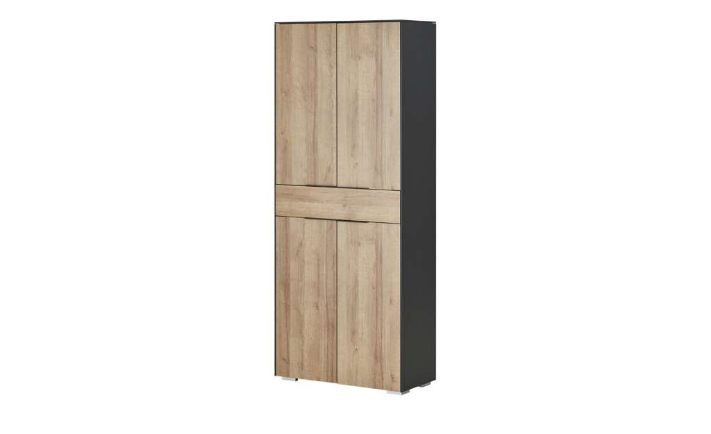 Aktenschrank  Ybbs ¦ holzfarben ¦ Maße (cm): B: 80 H: 199 T: 37,2 Schränke > Aktenschränke - Höffner