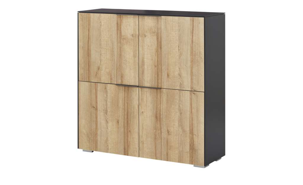 Highboard  Ybbs ¦ holzfarben ¦ Maße (cm): B: 112,6 H: 114 T: 37,2 Kommoden & Sideboards > Highboards - Höffner