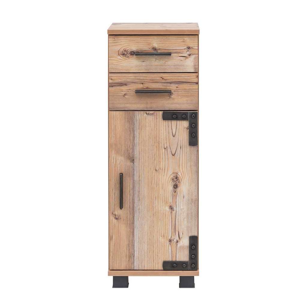 Badezimmer Unterschrank in Fichte Grau Optik Made in Germany
