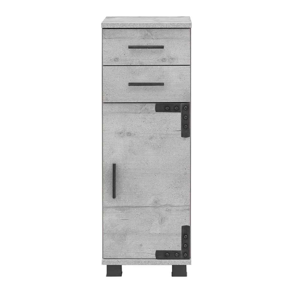 Badeunterschrank in Grau Industriedesign