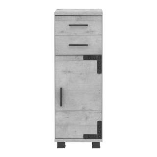 Badeunterschrank in Grau Industriedesign