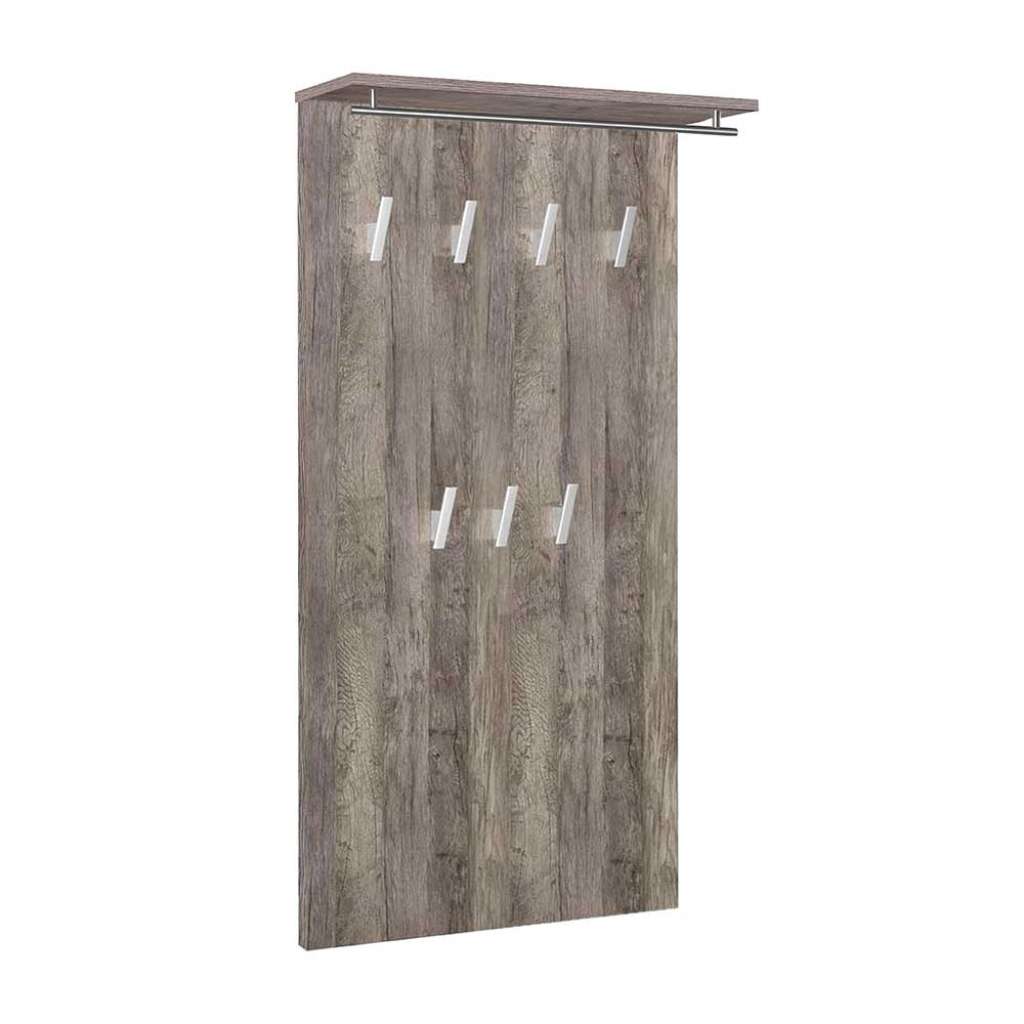 Hängegarderobe in Eiche Altholz Optik 60 cm breit