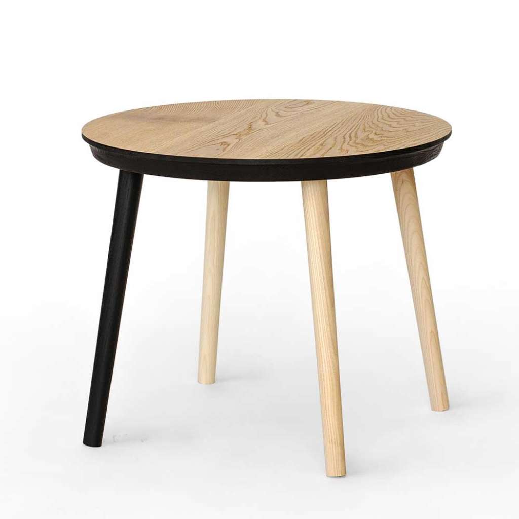 Couchtisch im Skandi Design rund