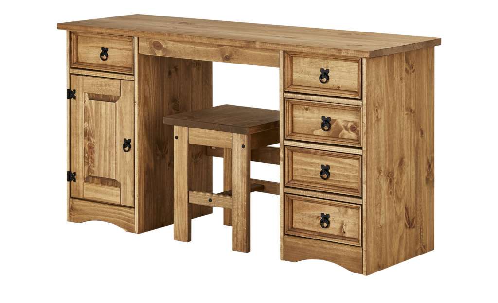 Schreibtisch-Set  Veracruz ¦ holzfarben ¦ Maße (cm): B: 141 H: 76 T: 47 Tische > Schreibtische - Höffner