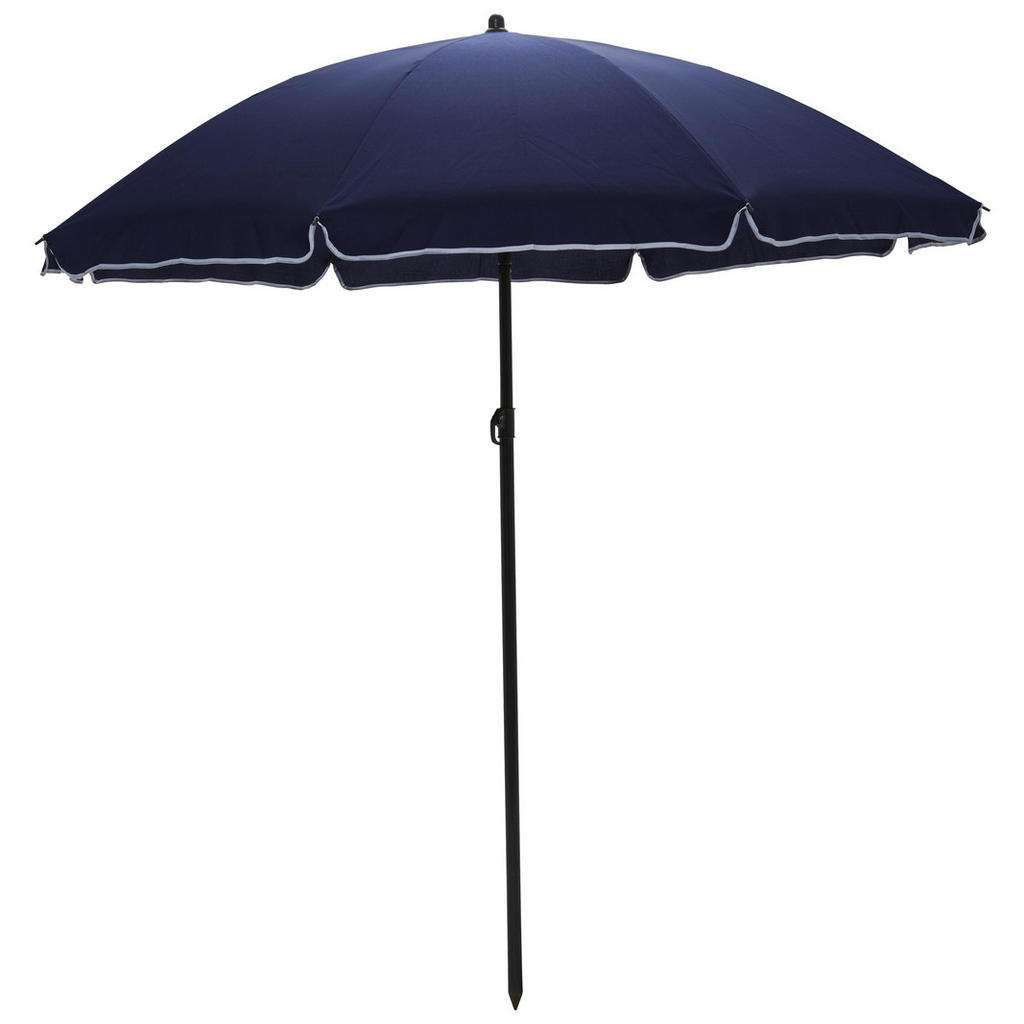 Xora SONNENSCHIRM 180 cm Blau, Grau, Blau
